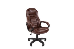 Офисное кресло Chairman 432, экопремиум коричневая