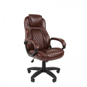 Офисное кресло Chairman 432, экопремиум коричневая