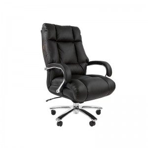 Офисное кресло Chairman 405, кожа черное