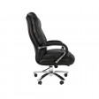 Офисное кресло Chairman 405, кожа черное
