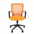 Офисное кресло CHAIRMAN 698, ткань TW/сетчатый акрил, оранжевый