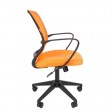 Офисное кресло CHAIRMAN 698, ткань TW/сетчатый акрил, оранжевый