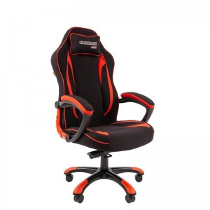 Кресло геймерское Chairman game 28, ткань, черный/красный