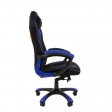 Кресло геймерское Chairman game 28, ткань, черный/синий
