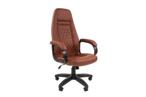 Офисное кресло Chairman 950 LT, экопремиум коричневый