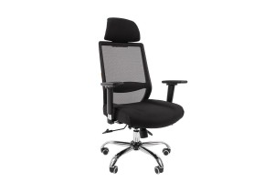 Офисное кресло Chairman 555 LUX TW, черный