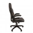 Офисное кресло Chairman game 15, экопремиум черный/серый