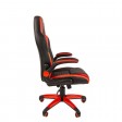Офисное кресло Chairman game 15, экопремиум черный/красный