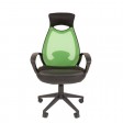 Офисное кресло Chairman 840, черный пластик TW, св-зеленый