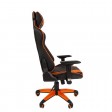 Кресло геймерское Chairman game 44, черный/оранжевый