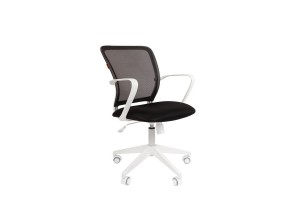 Офисное кресло Chairman 698, белый пластик TW-11/TW-01, черный