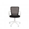 Офисное кресло Chairman 698, белый пластик TW-11/TW-01, черный