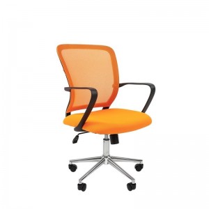 Офисное кресло Chairman 698 Россия TW-66 оранжевый хром