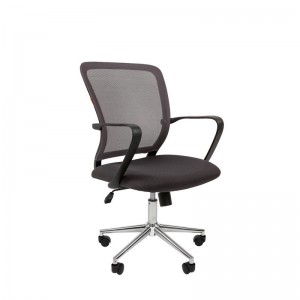 Офисное кресло Chairman 698 хром, TW-04 серый