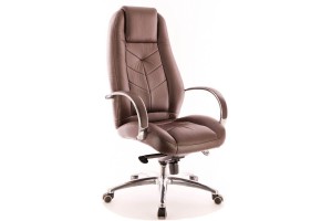 Кресло Everprof Drift Lux M, кожа коричневый