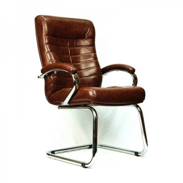 Кресло Everprof Orion CF, экокожа коричневый