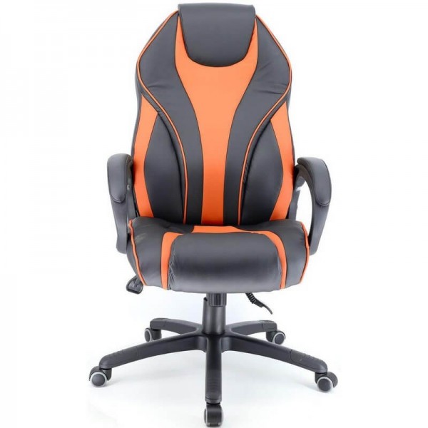 Кресло Everprof Wing, экокожа оранжевый