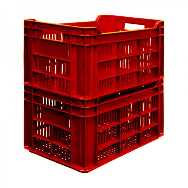 Ящик для фруктов 500х300х264, красный